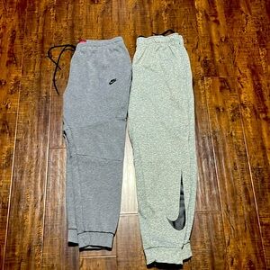 Lot of 2 Nike Men Tapered Leg Joggers